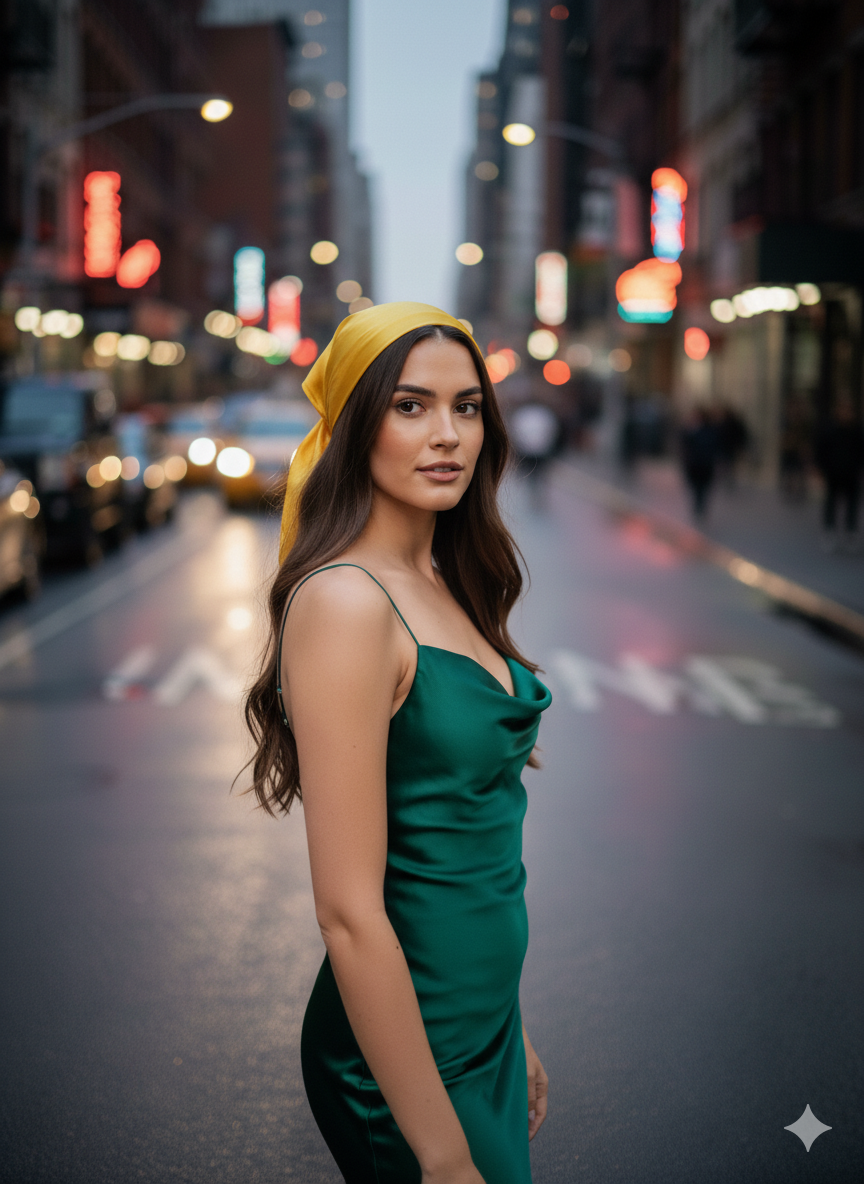 Pañoleta amarilla Otoño