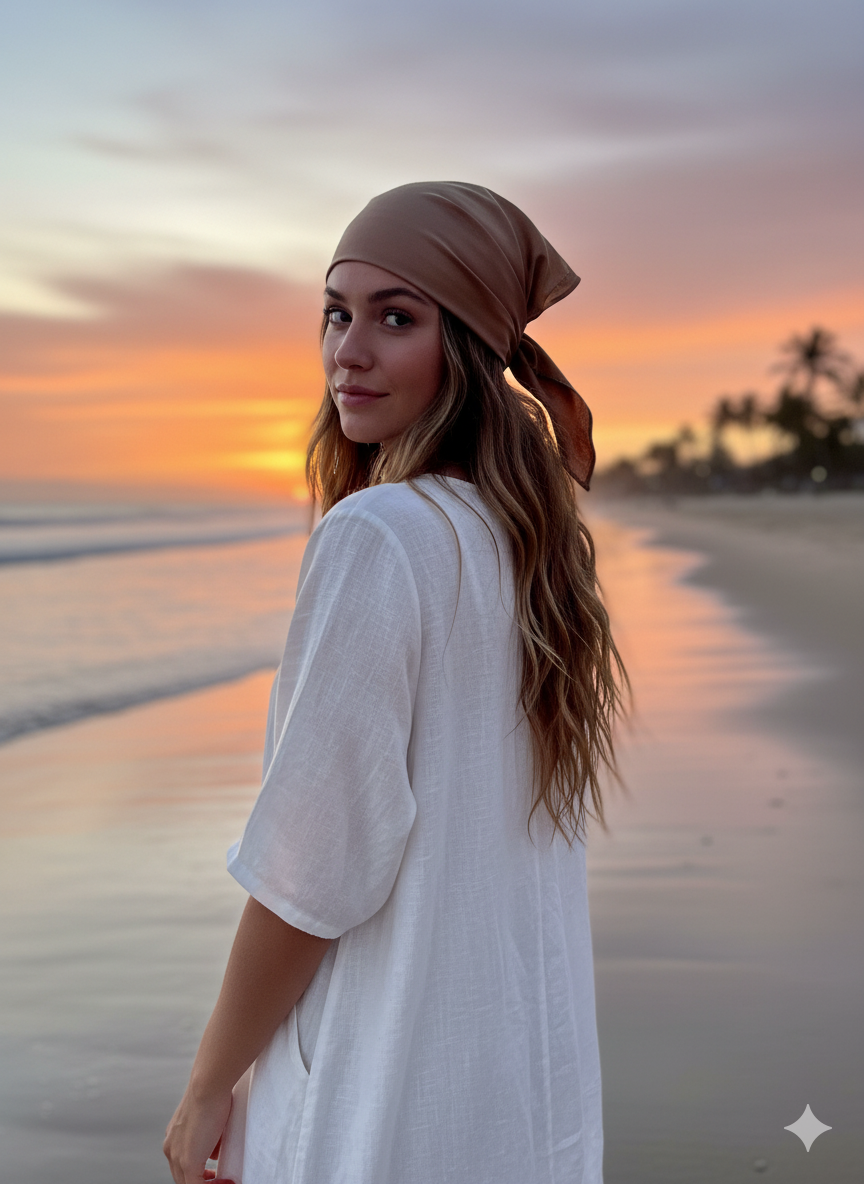 Pañoleta Crema Otoño