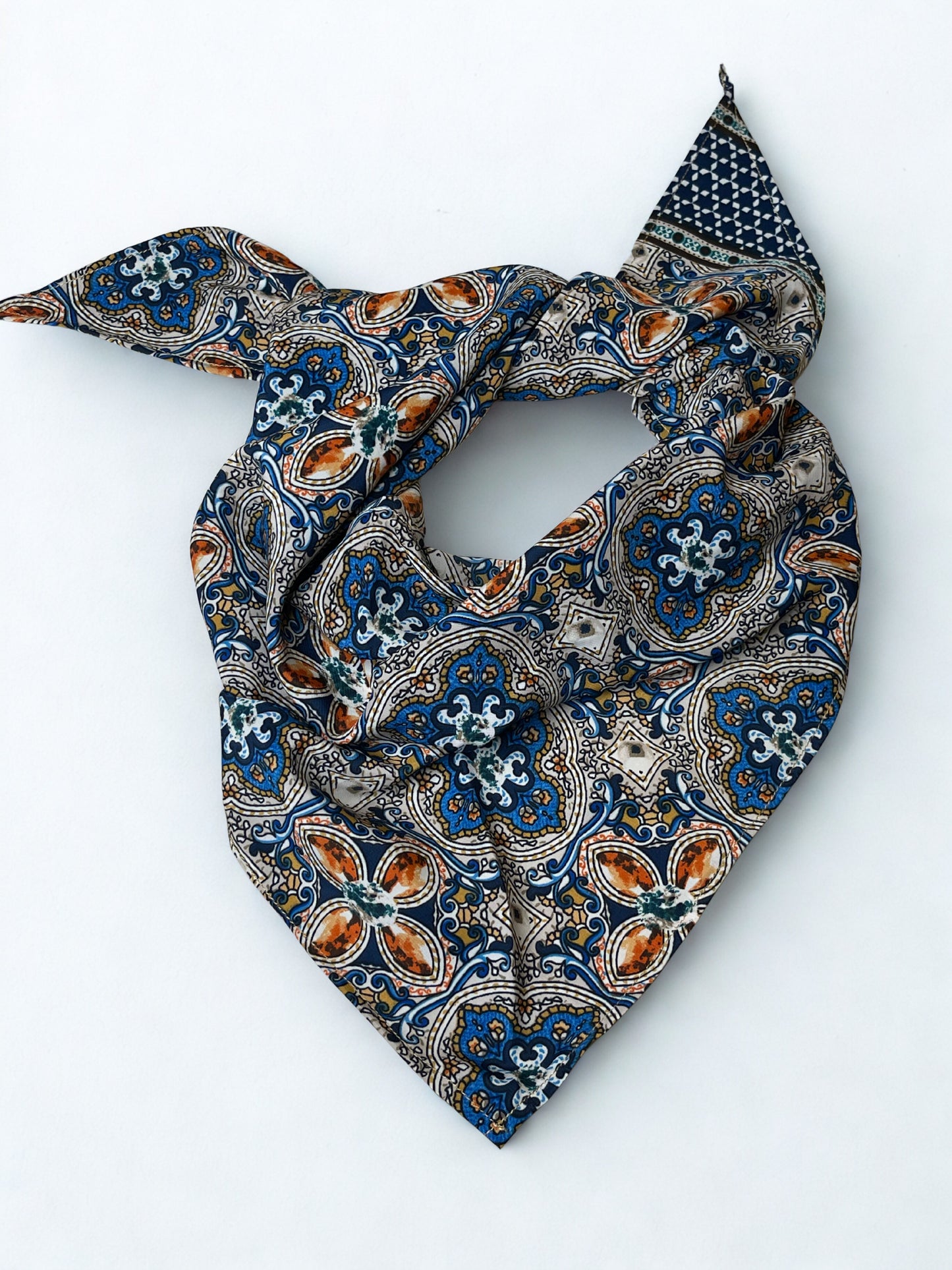 Pañoleta Mosaico Azul
