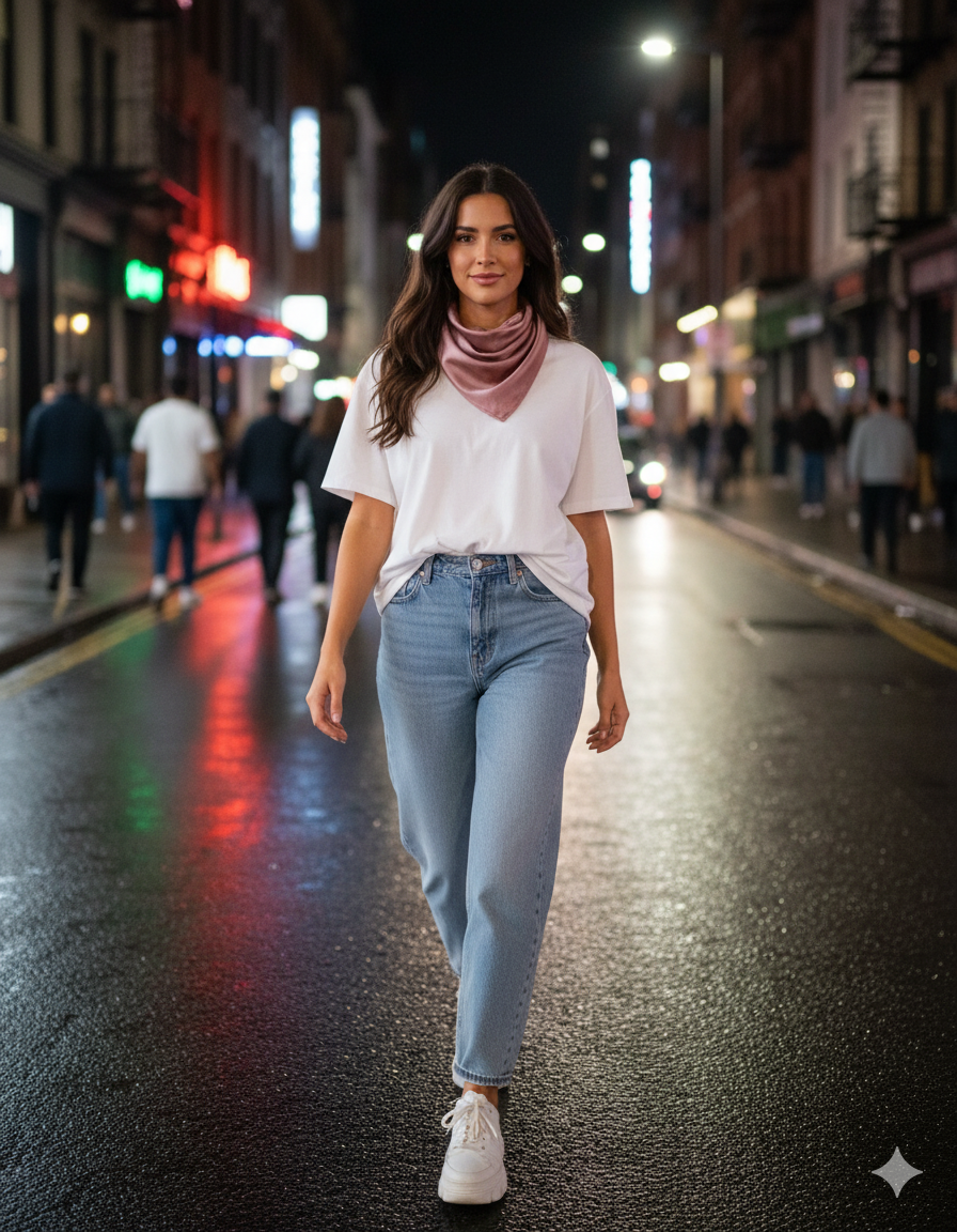 Pañoleta Oro rosado Otoño