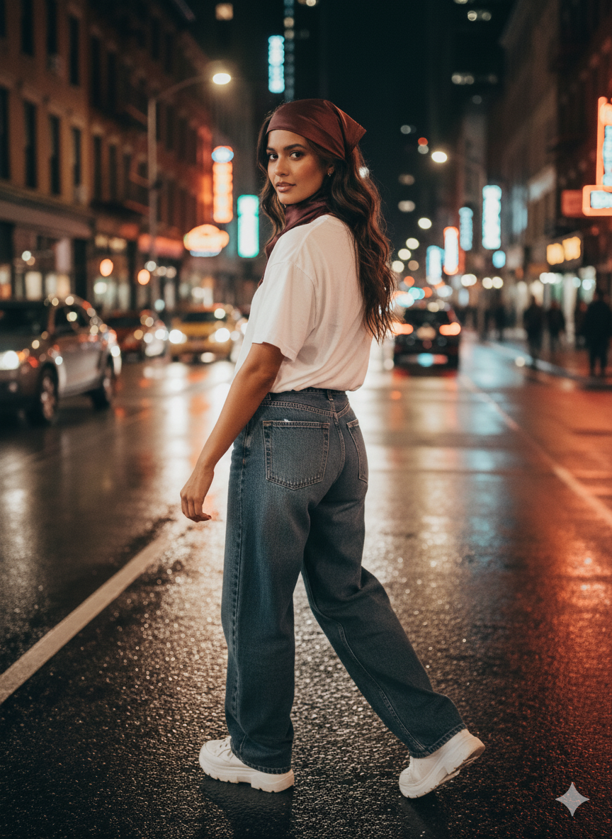 Pañoleta Marrón Otoño