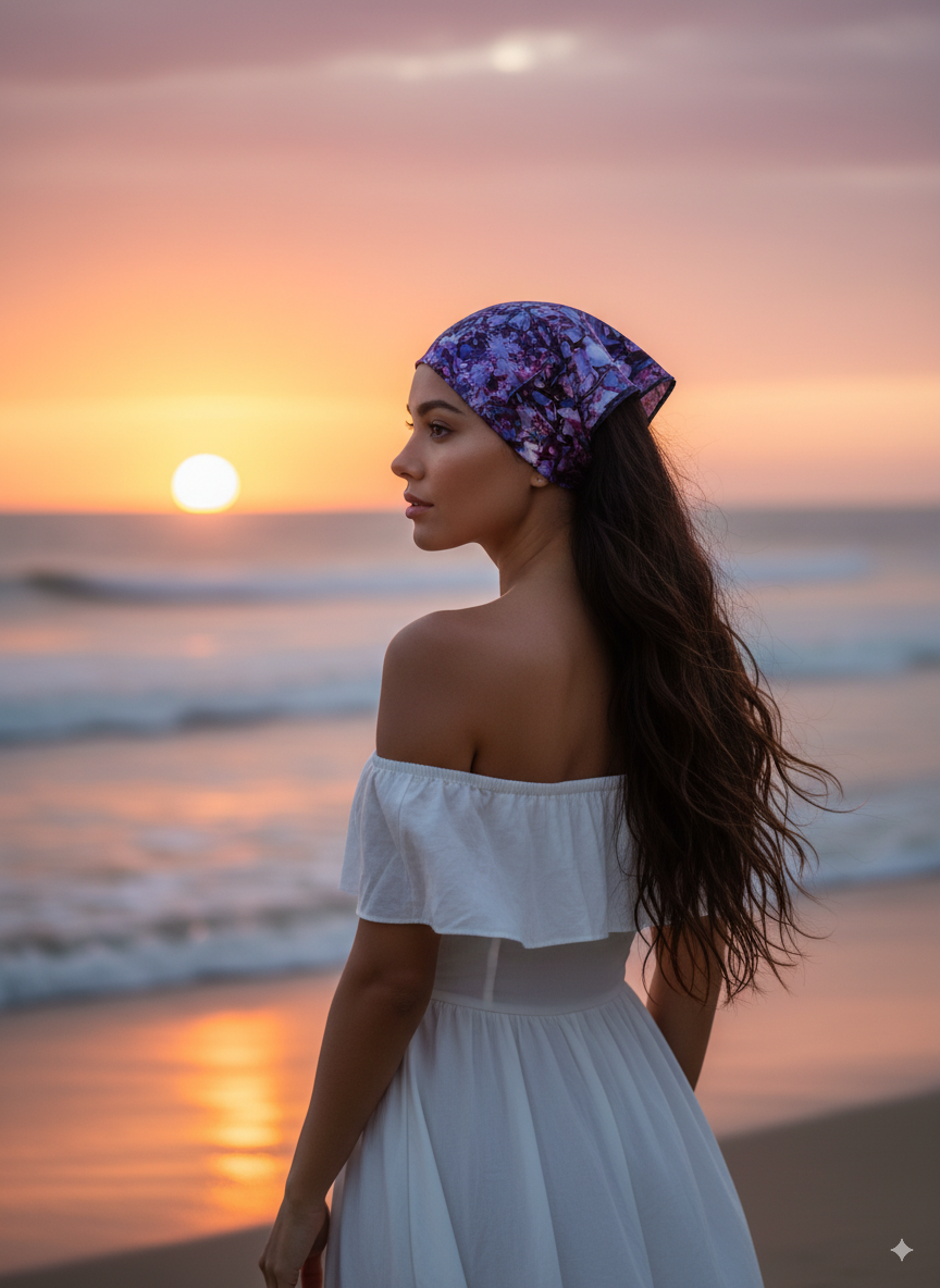 Pañoleta Violeta Vibrante