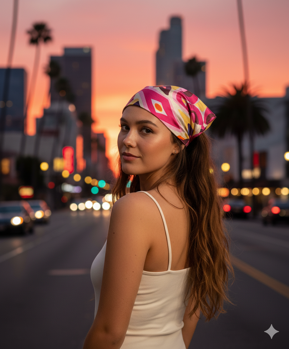 Pañoleta Fucsia Pop